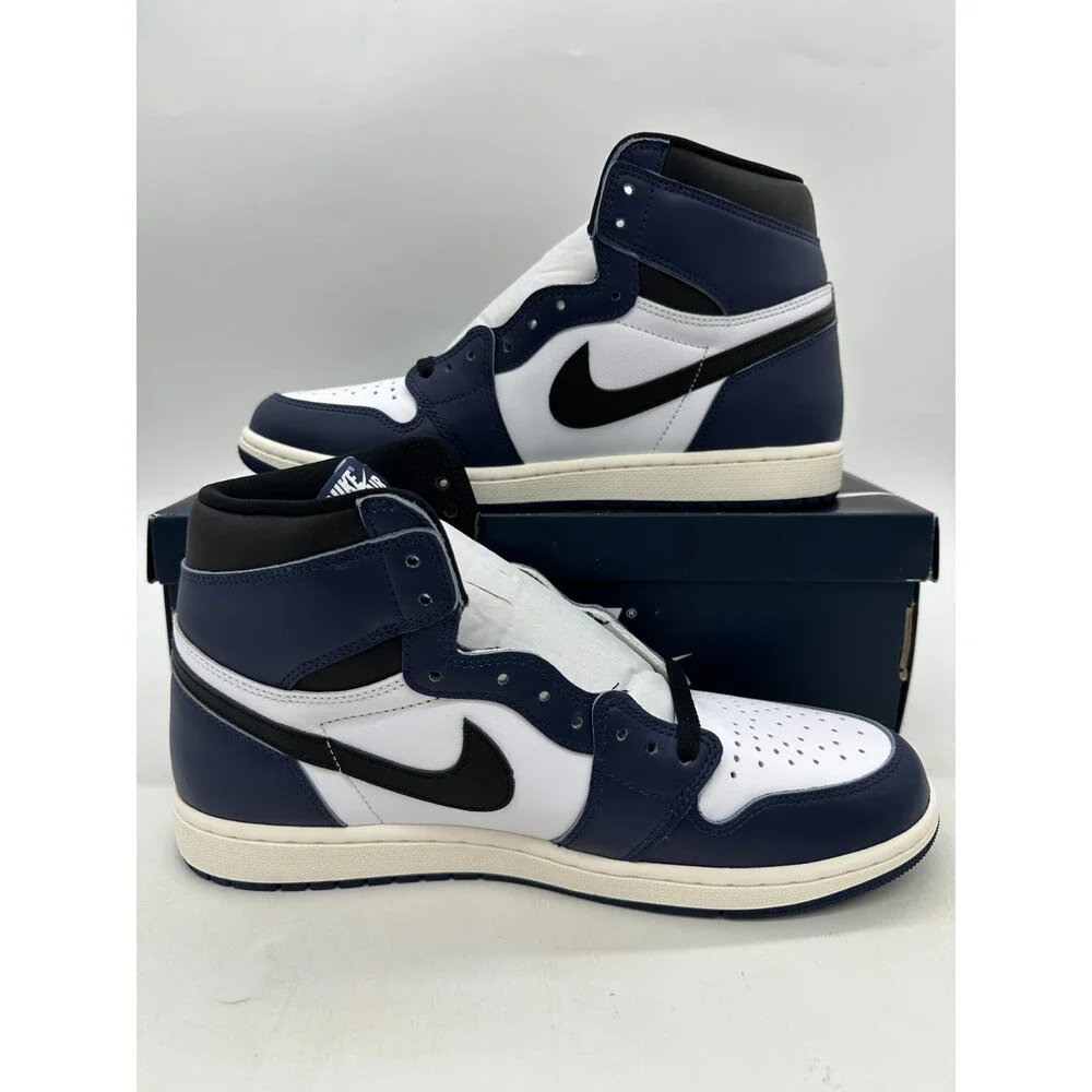 Air Jordan 1 High Retro Men's Size 13 Blue White Athletic Shoes DZ5485 401